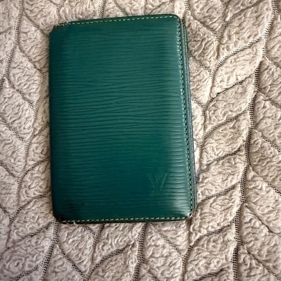 Louis Vuitton Handbags - Louis Vuitton Epi Leather Pocket Organizer - Vintage Borneo Green - RARE
